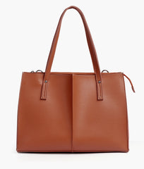 Rust work tote bag