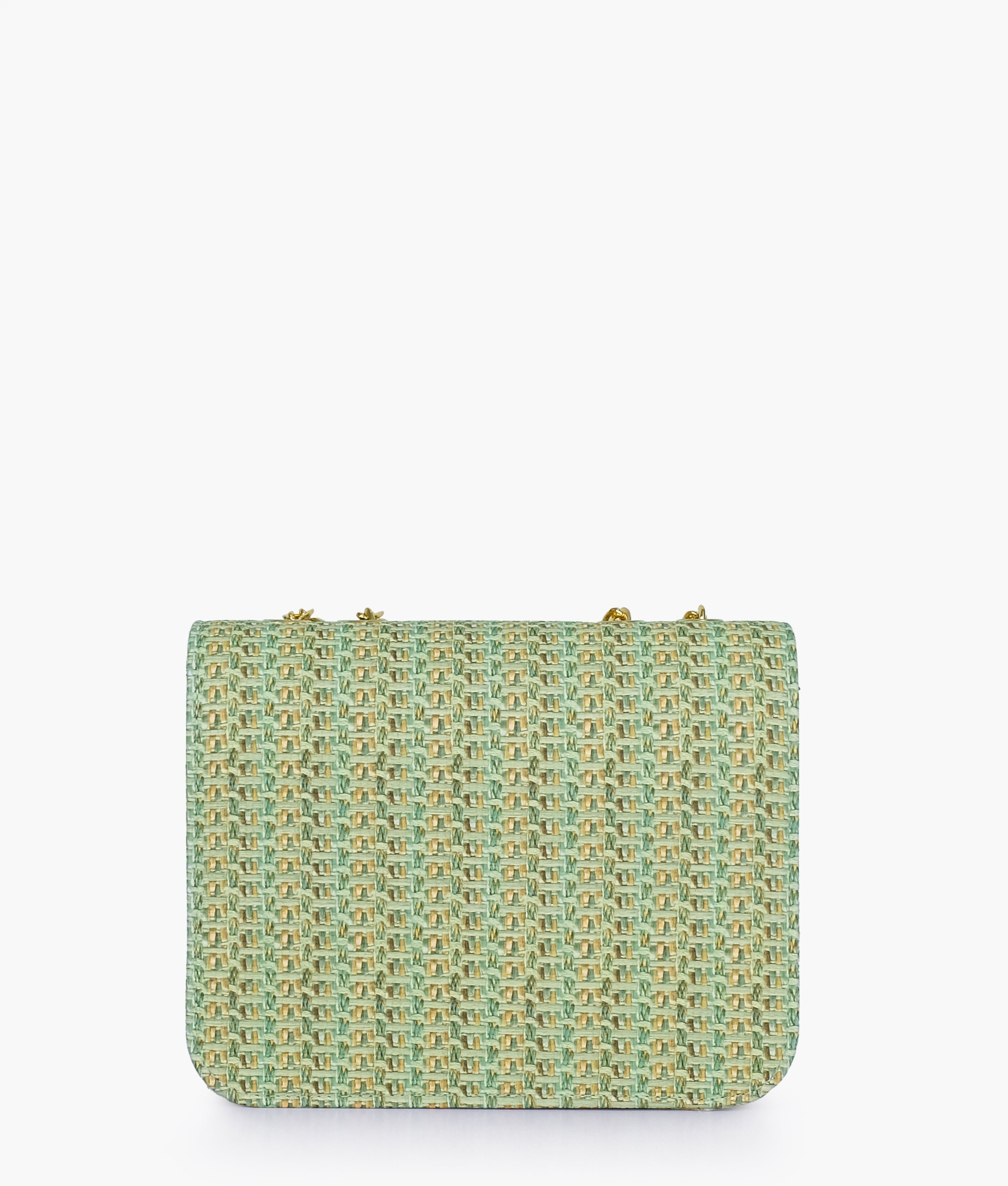 Sea woven chain cross-body bag