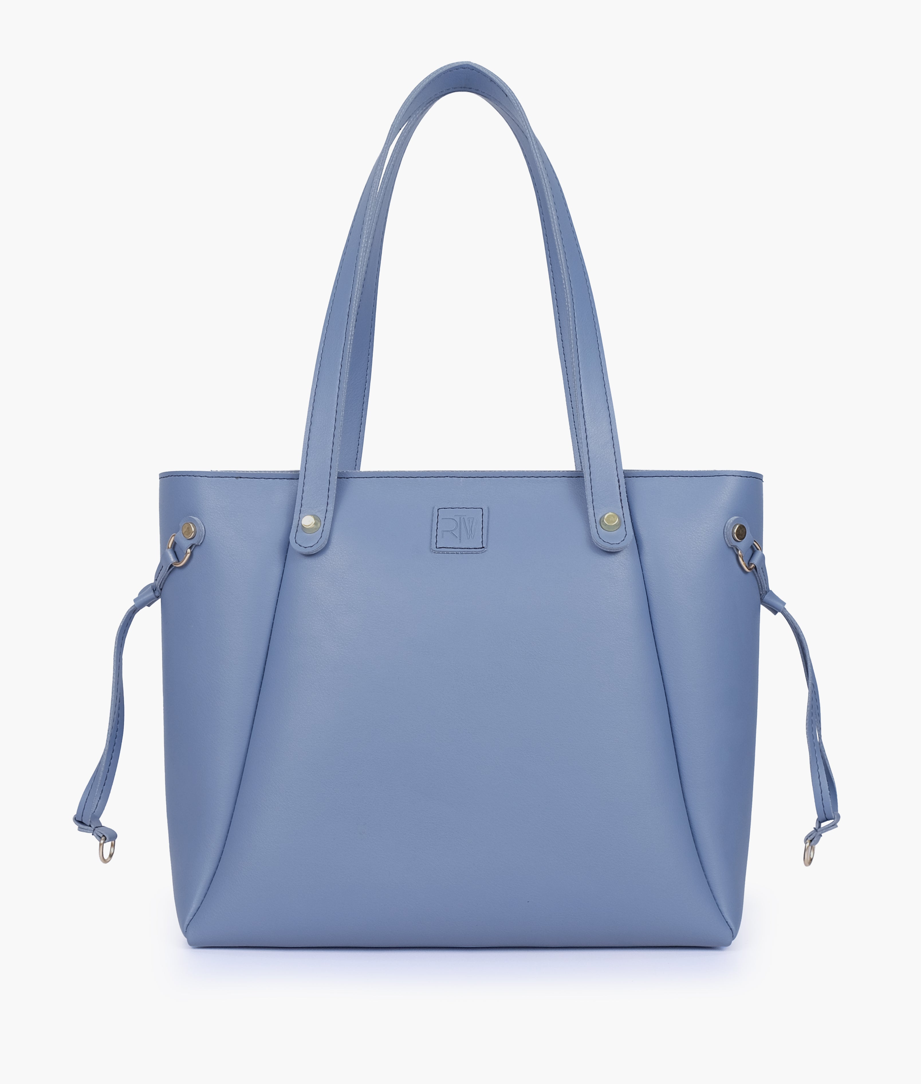 Sky blue minimalist tote