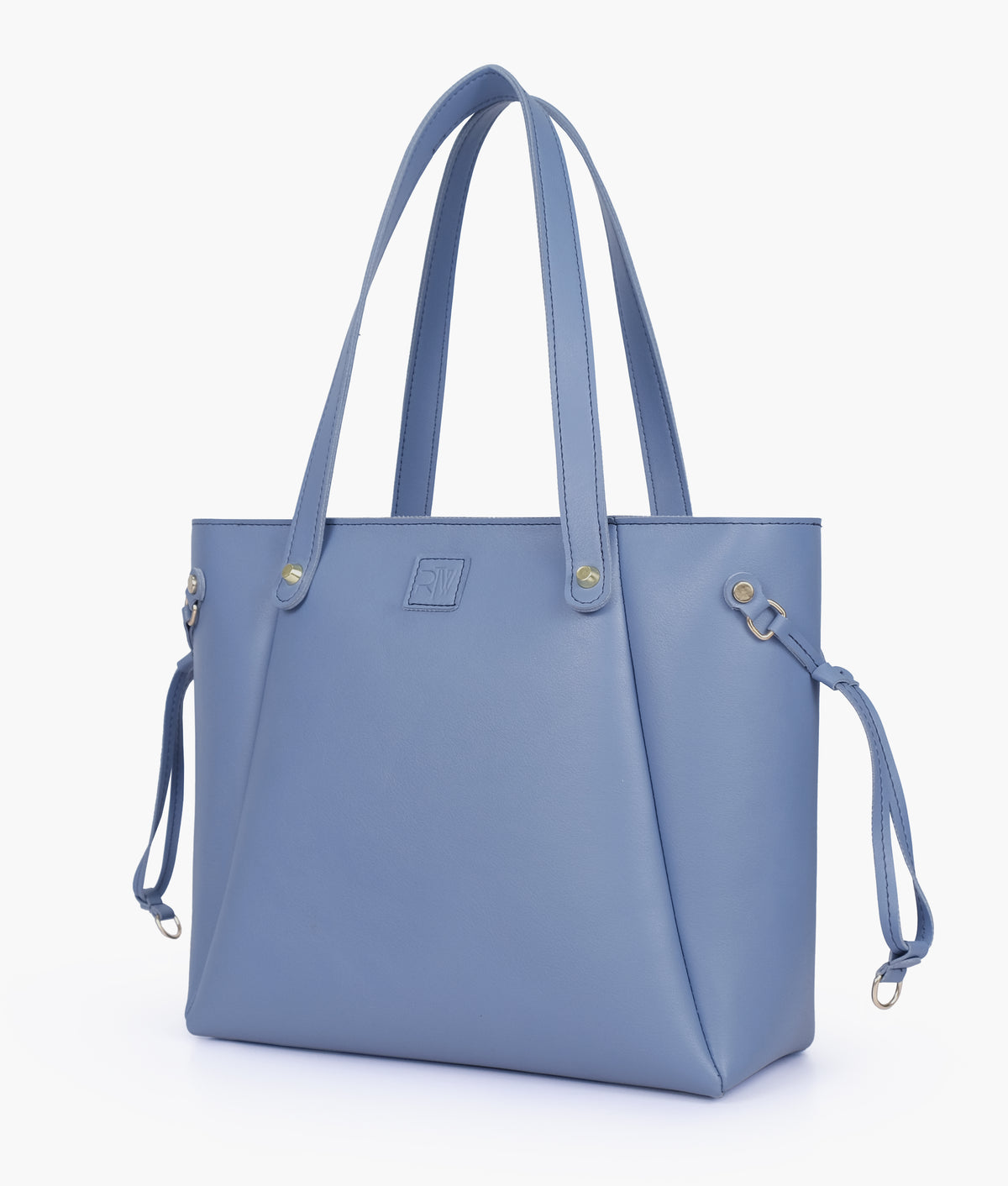 Sky blue minimalist tote