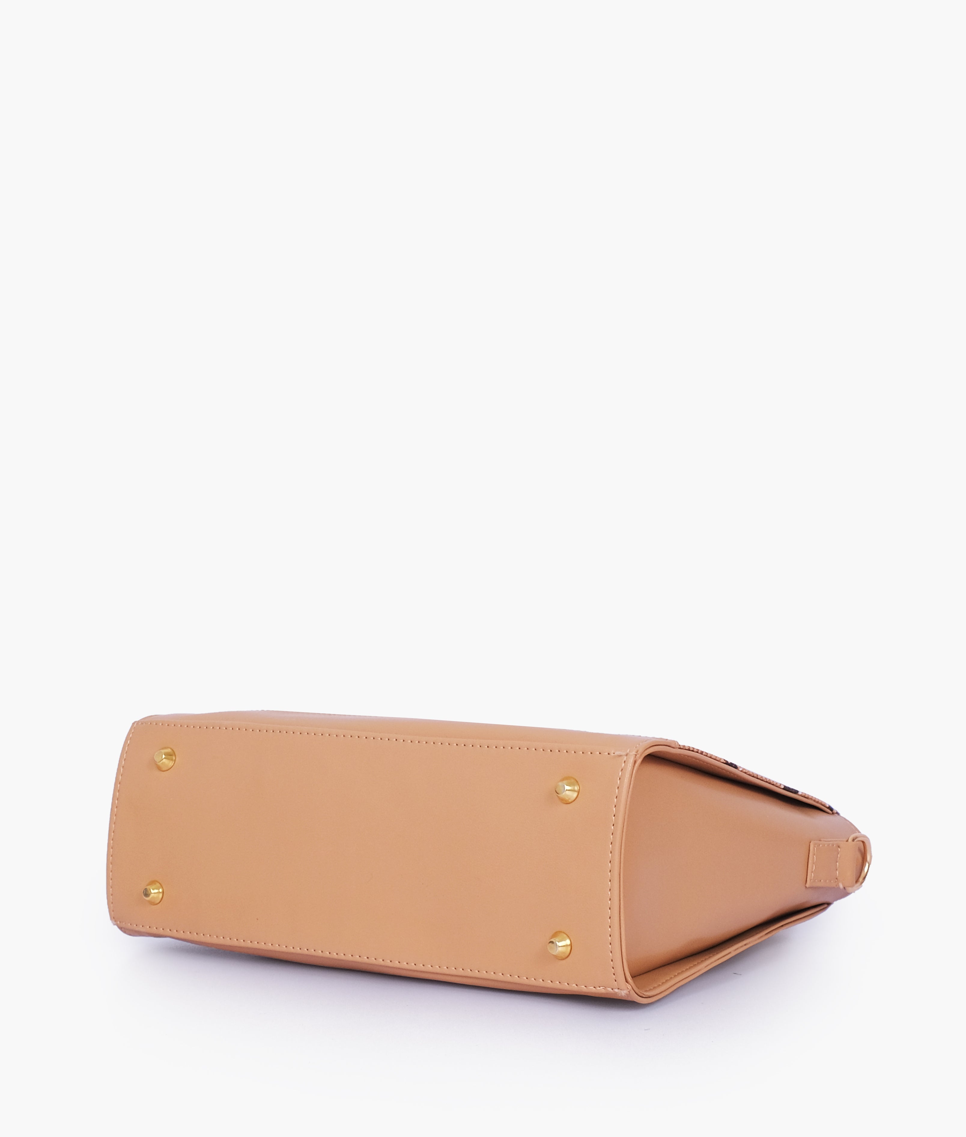 Beige snake handbag