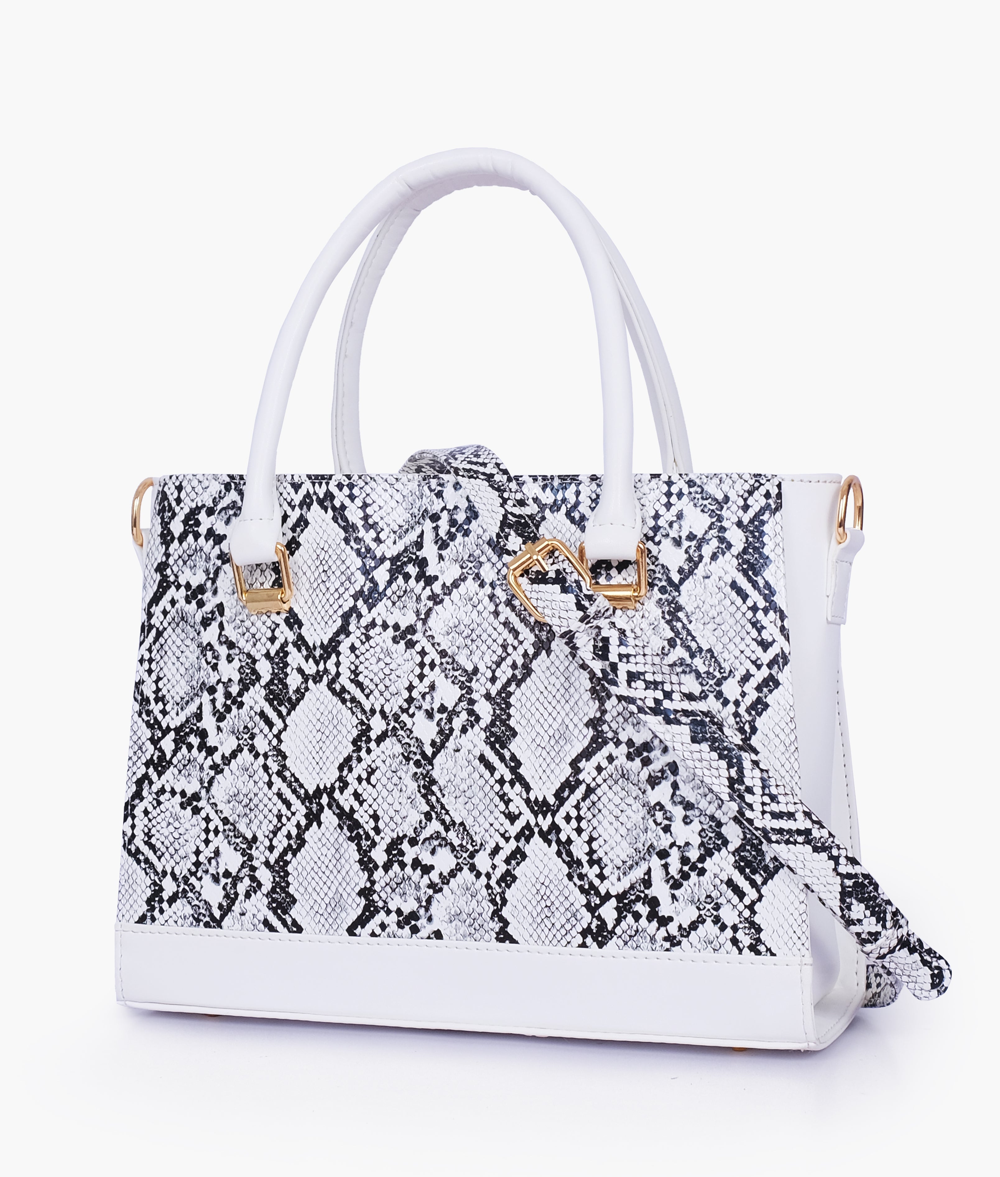 White snake handbag