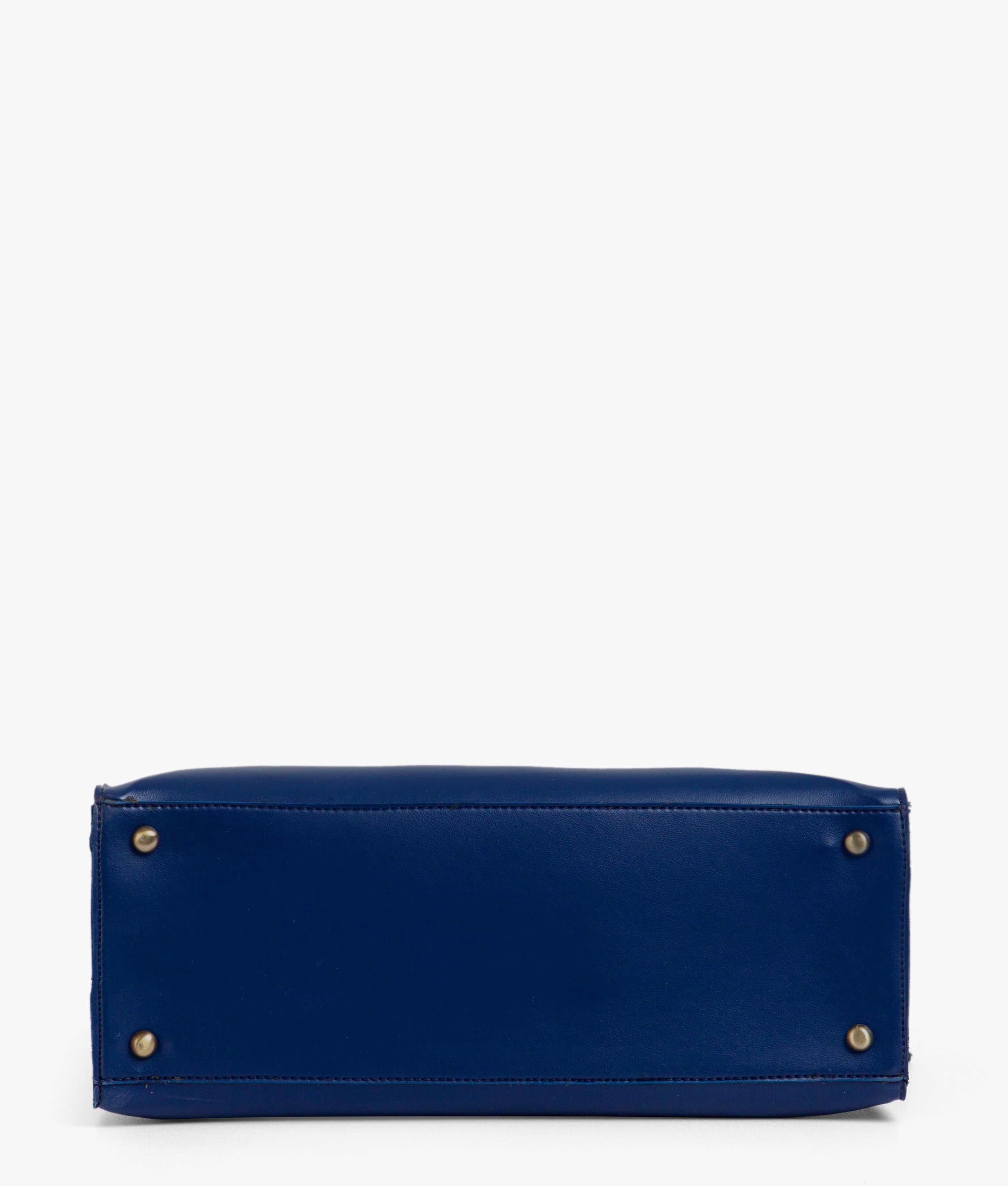 Blue workplace handbag