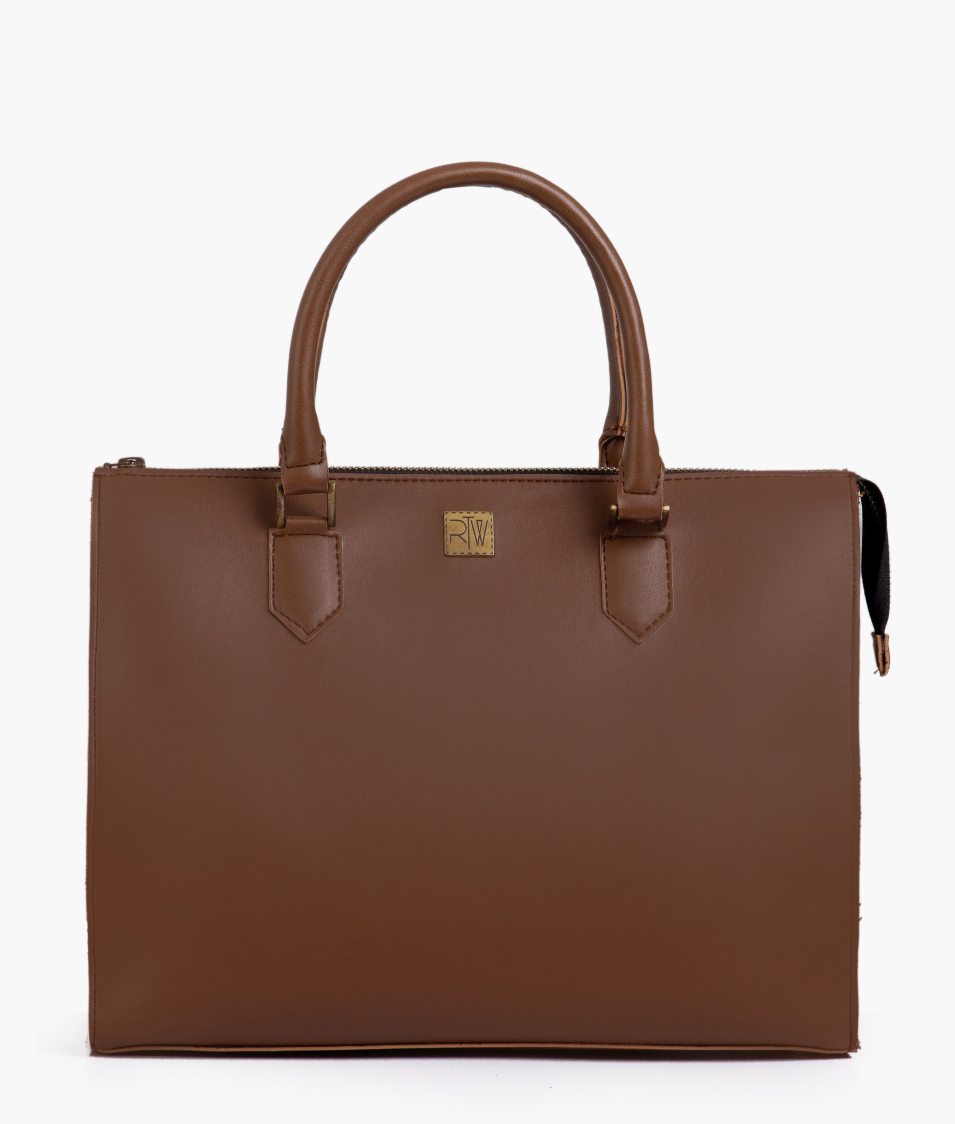 Brown workplace handbag