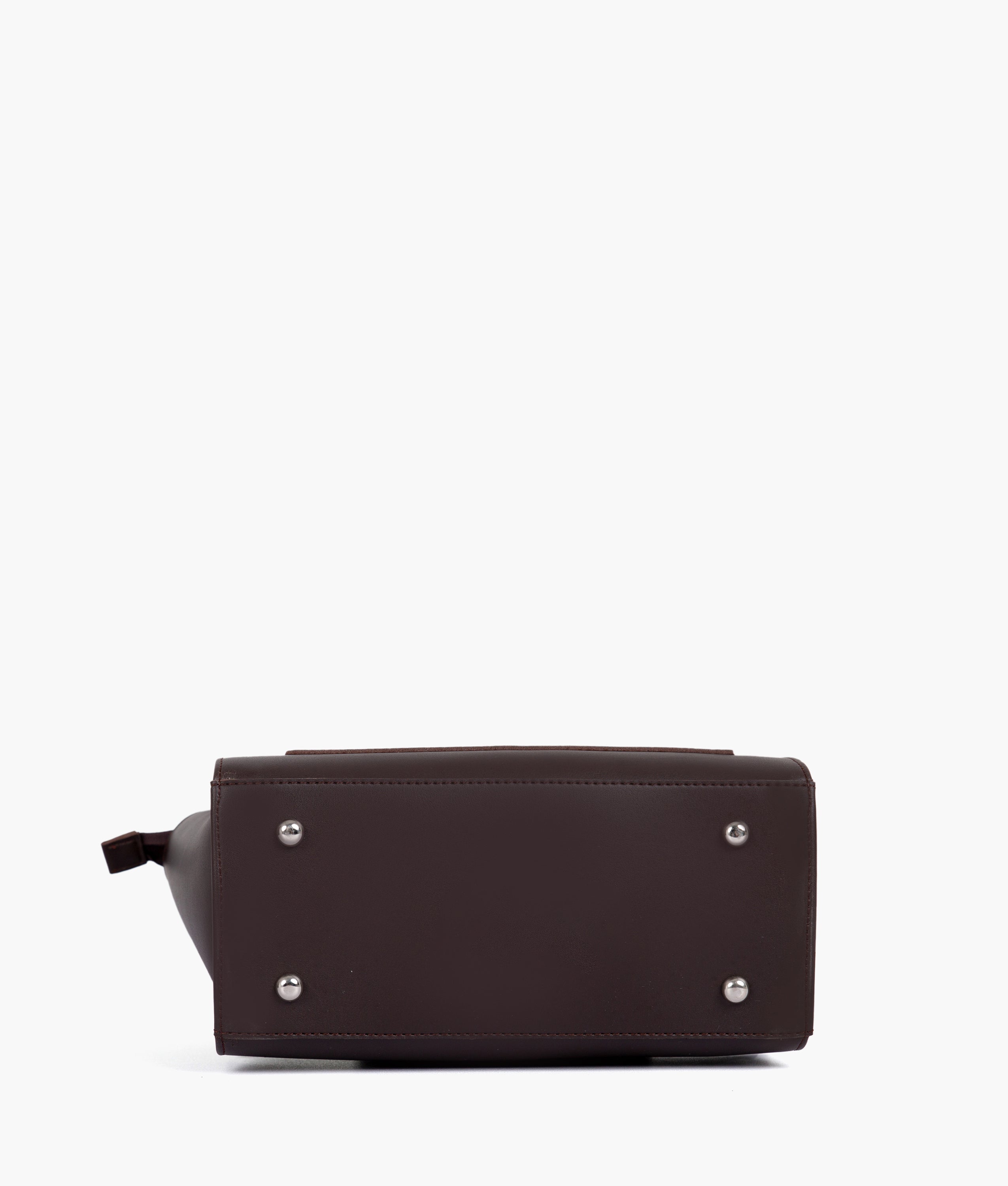 Dark brown mini messenger bag