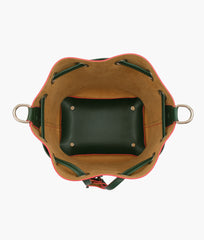Army green bucket bag