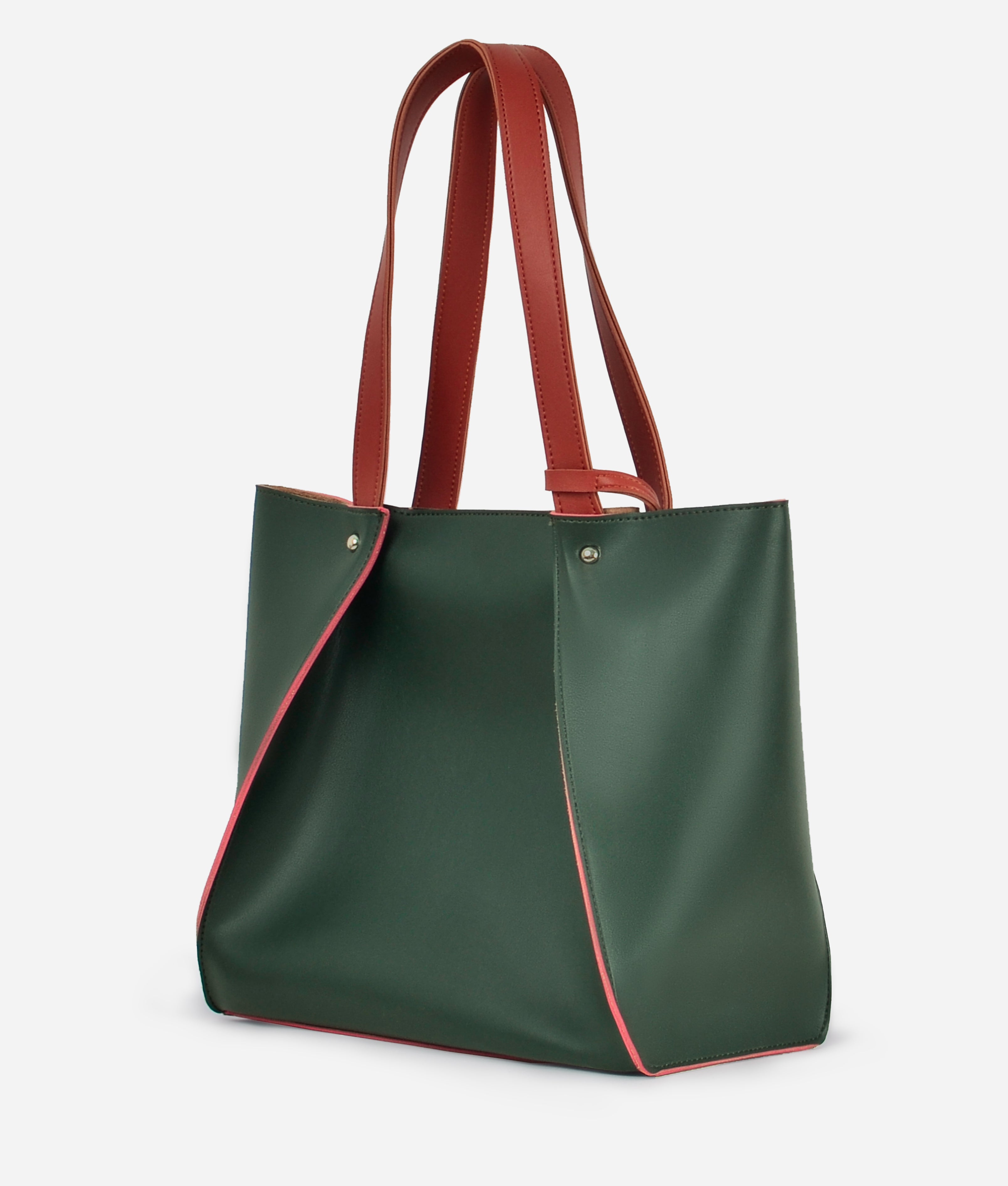 Army green shopping tote bag