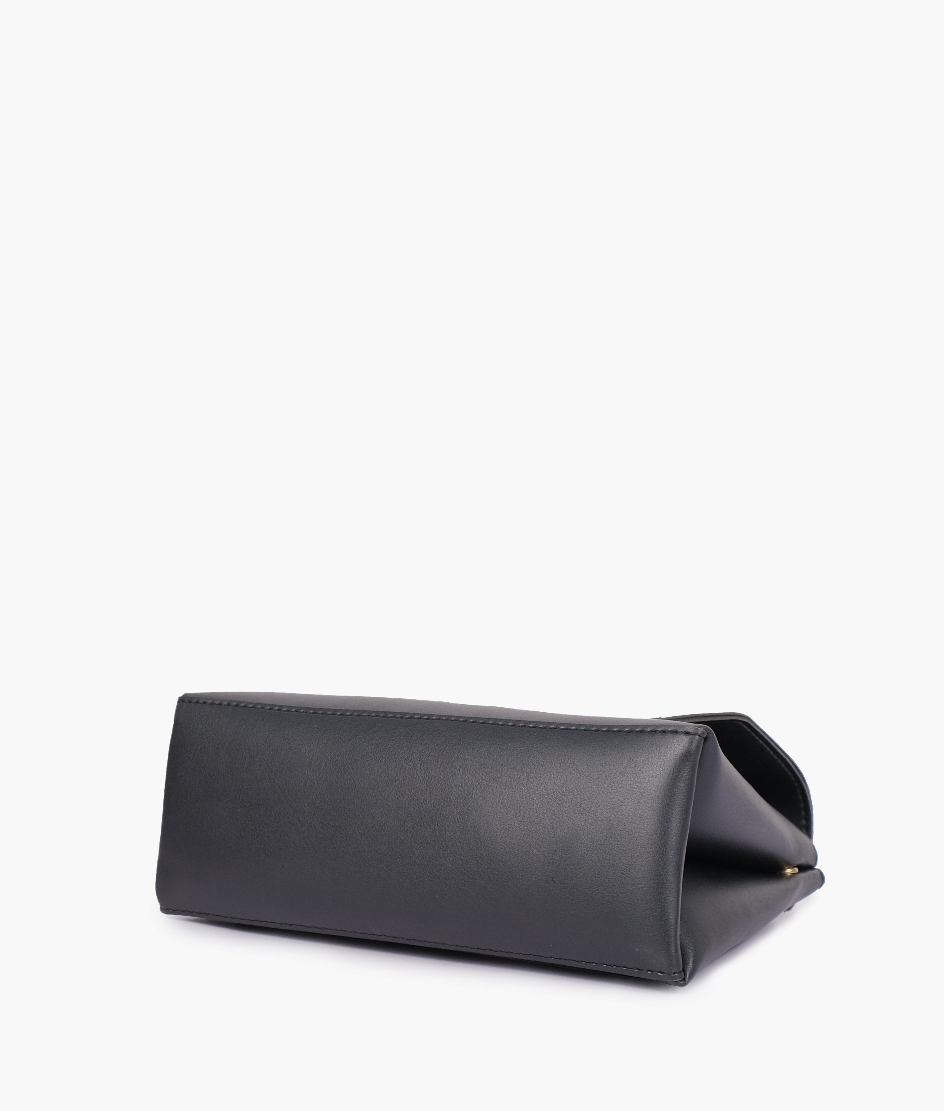 Black mini top-handle bag