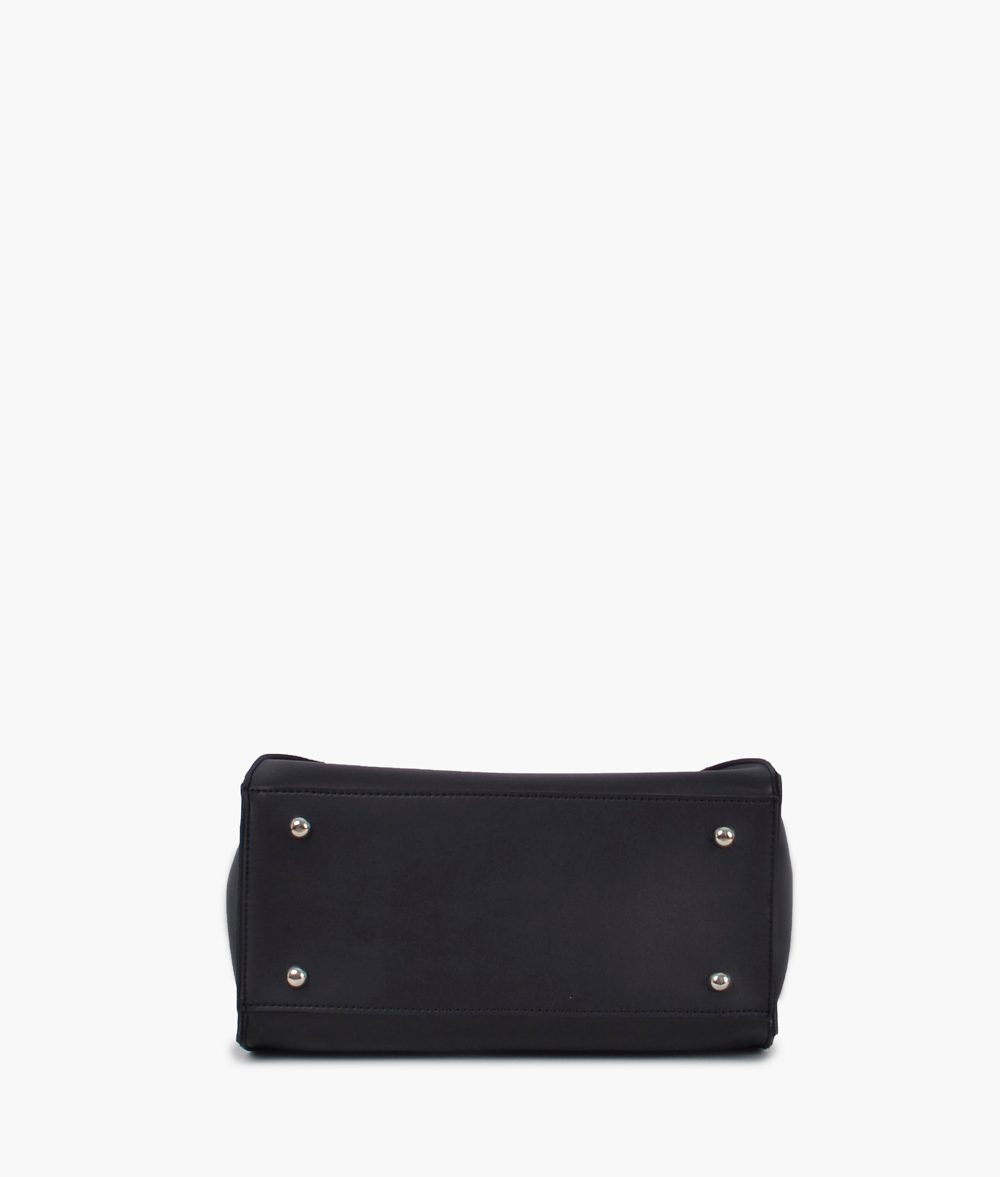 Black shopping tote bag