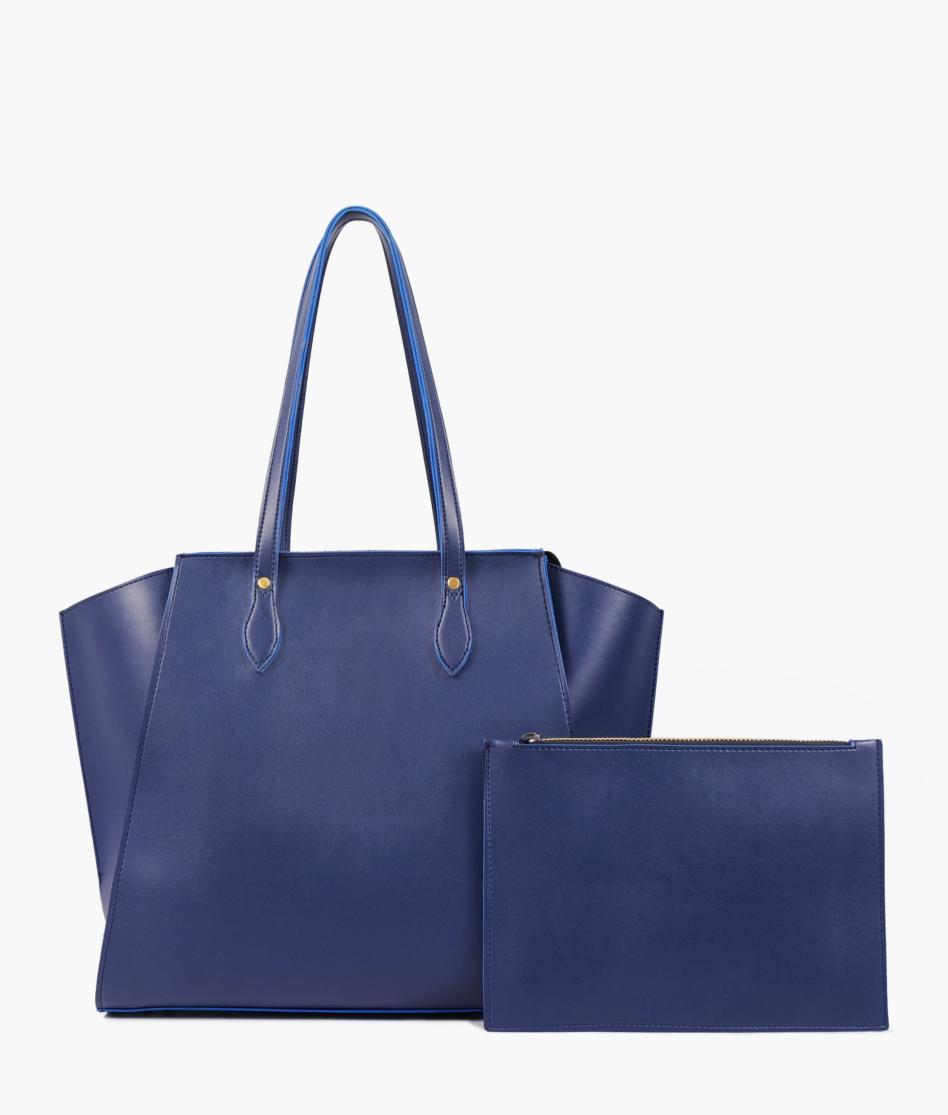 Blue classic tote bag