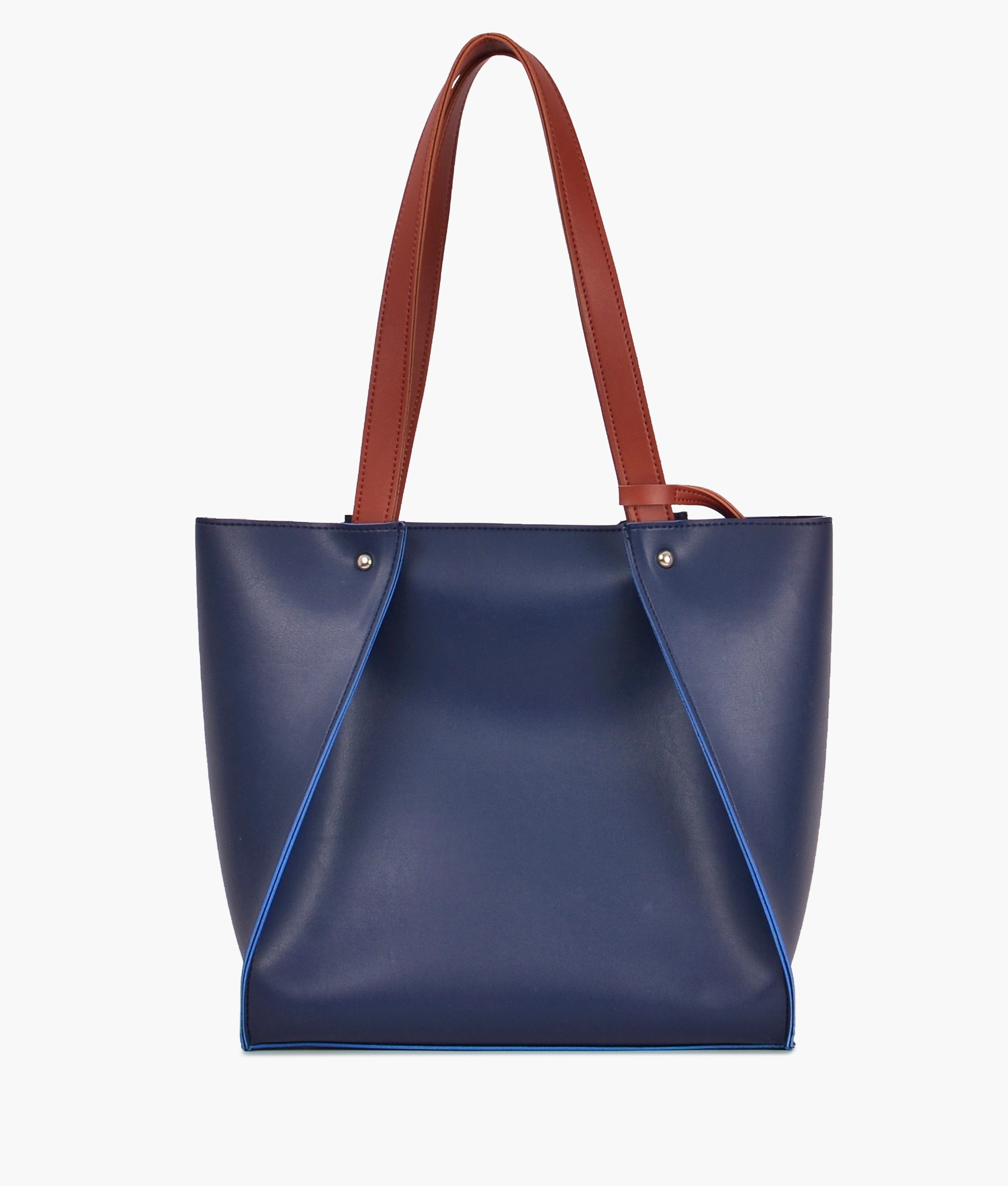 Blue shopping tote bag