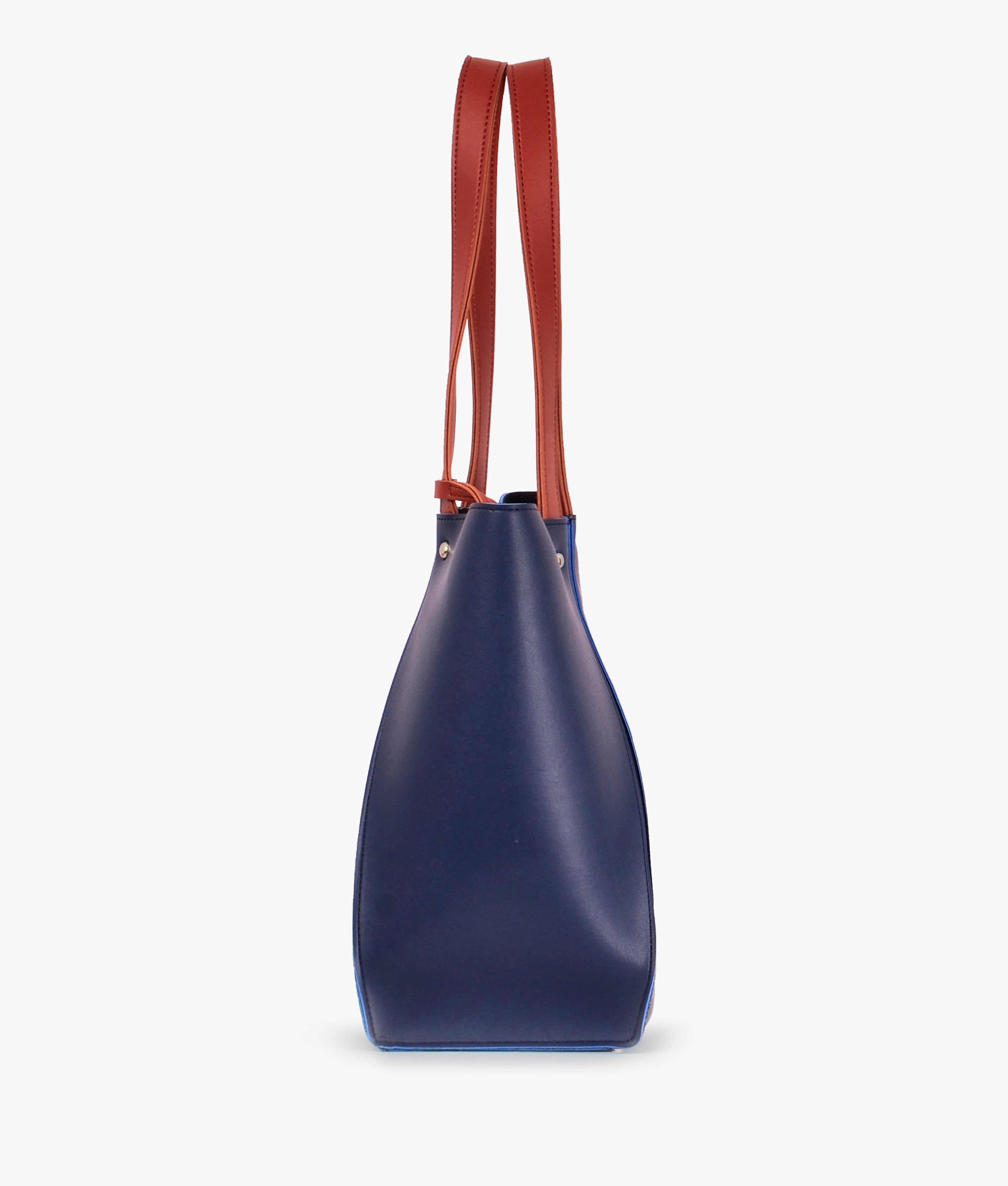 Blue shopping tote bag