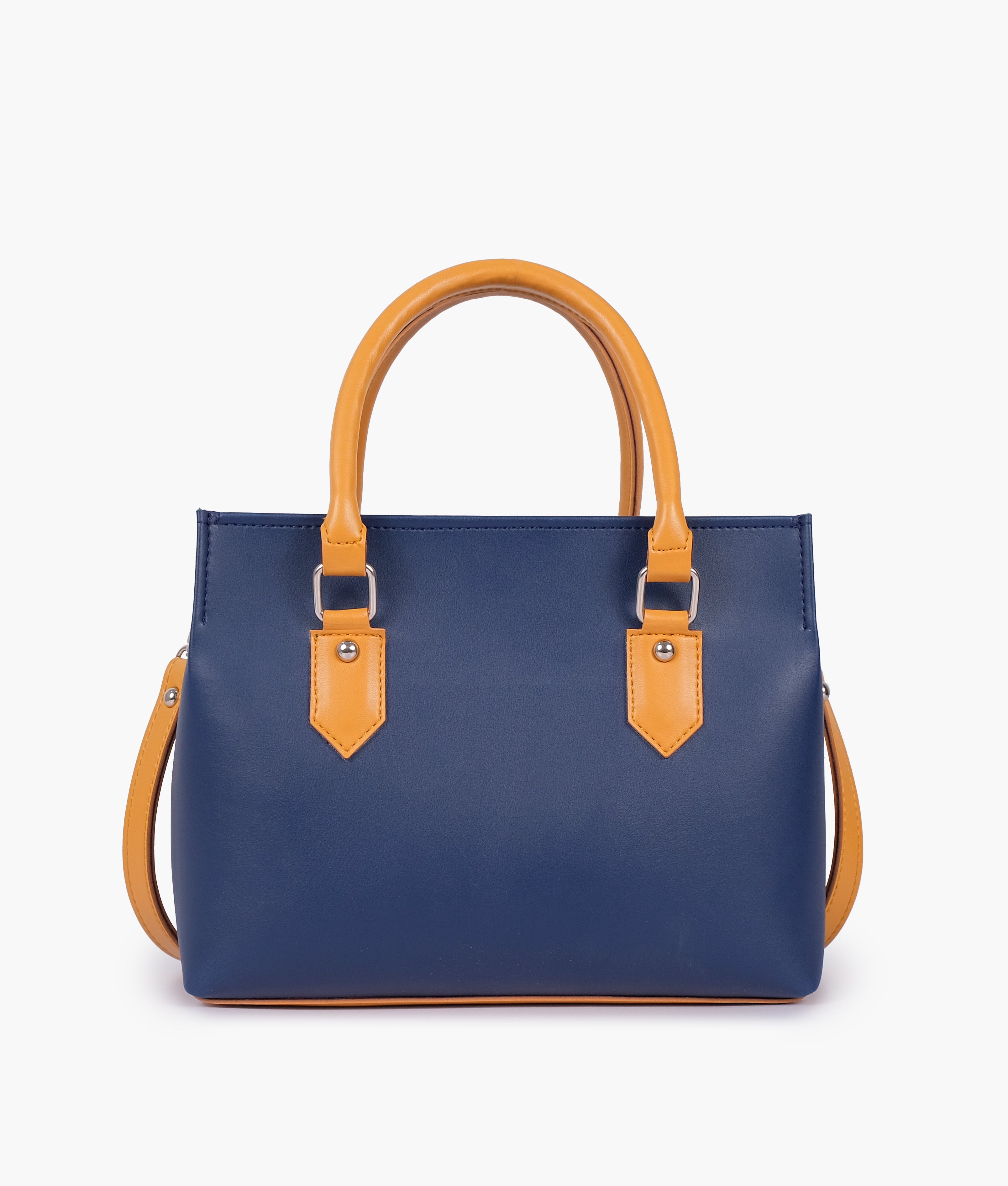 Blue small satchel bag