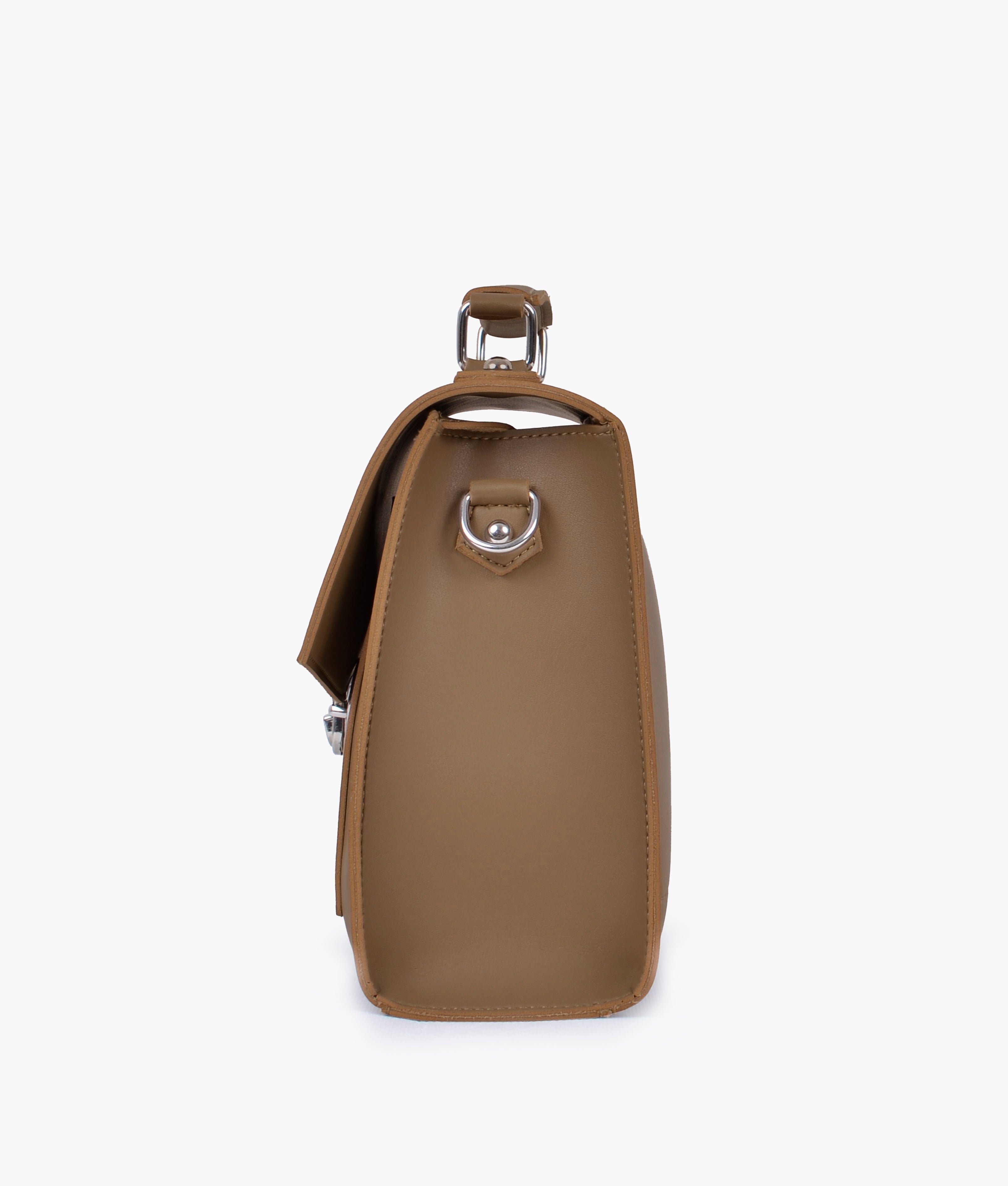 Coffee push-lock messenger bag