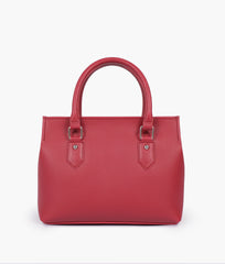 Maroon small satchel bag