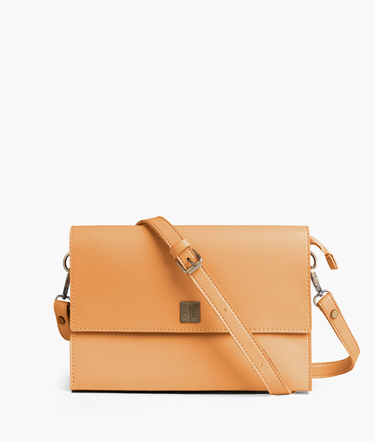 Mustard envelope shoulder bag