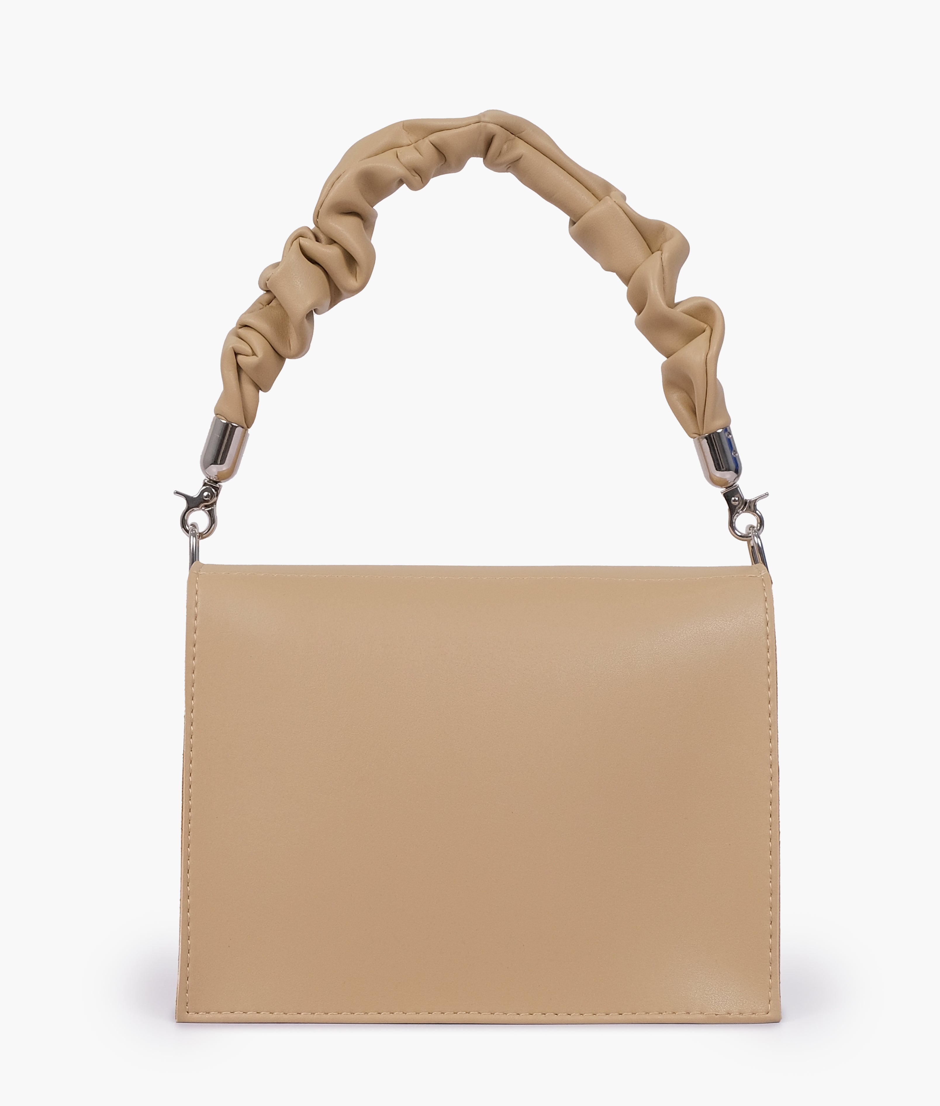 Off-white top-handle mini cross-body bag