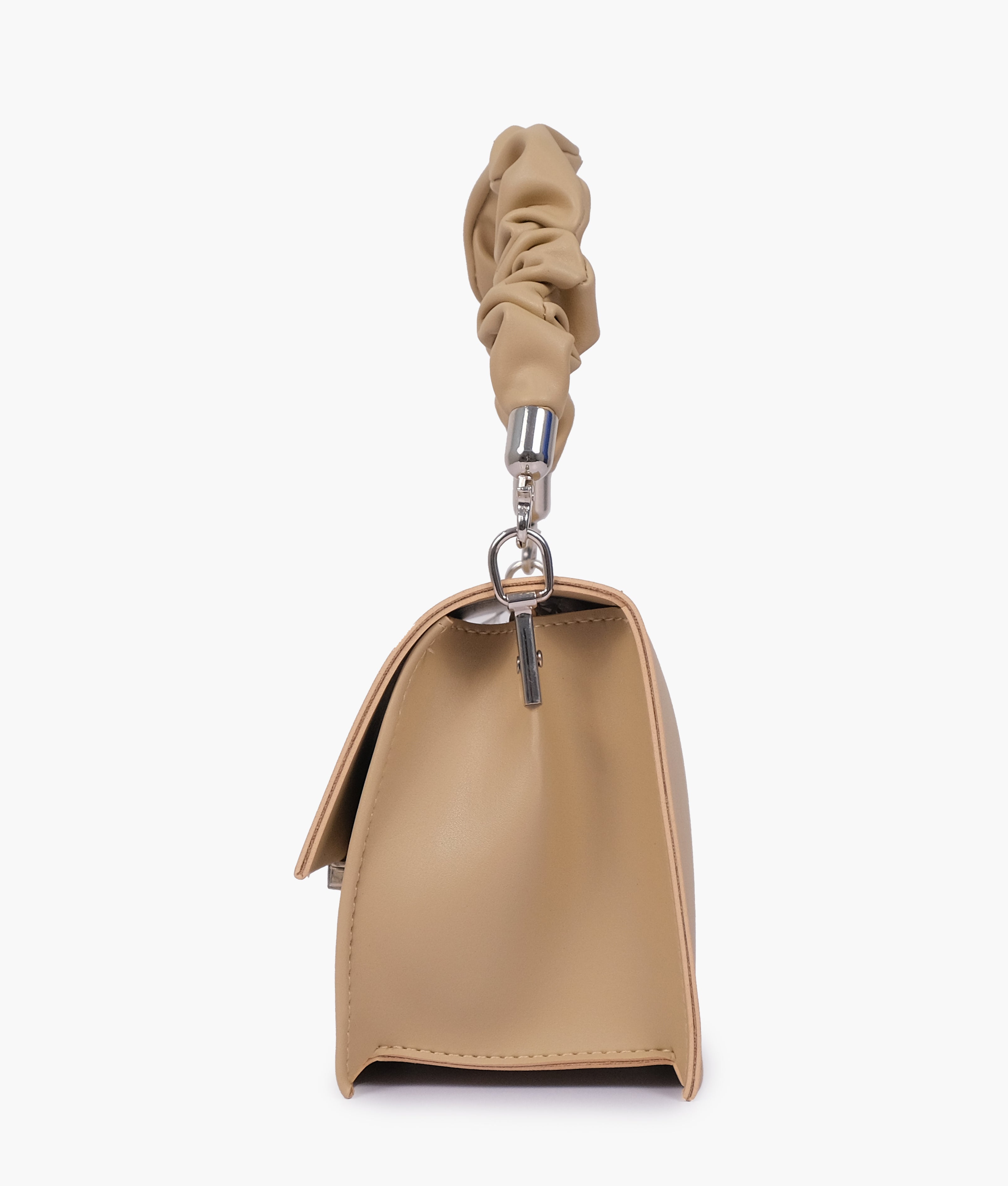 Off-white top-handle mini cross-body bag
