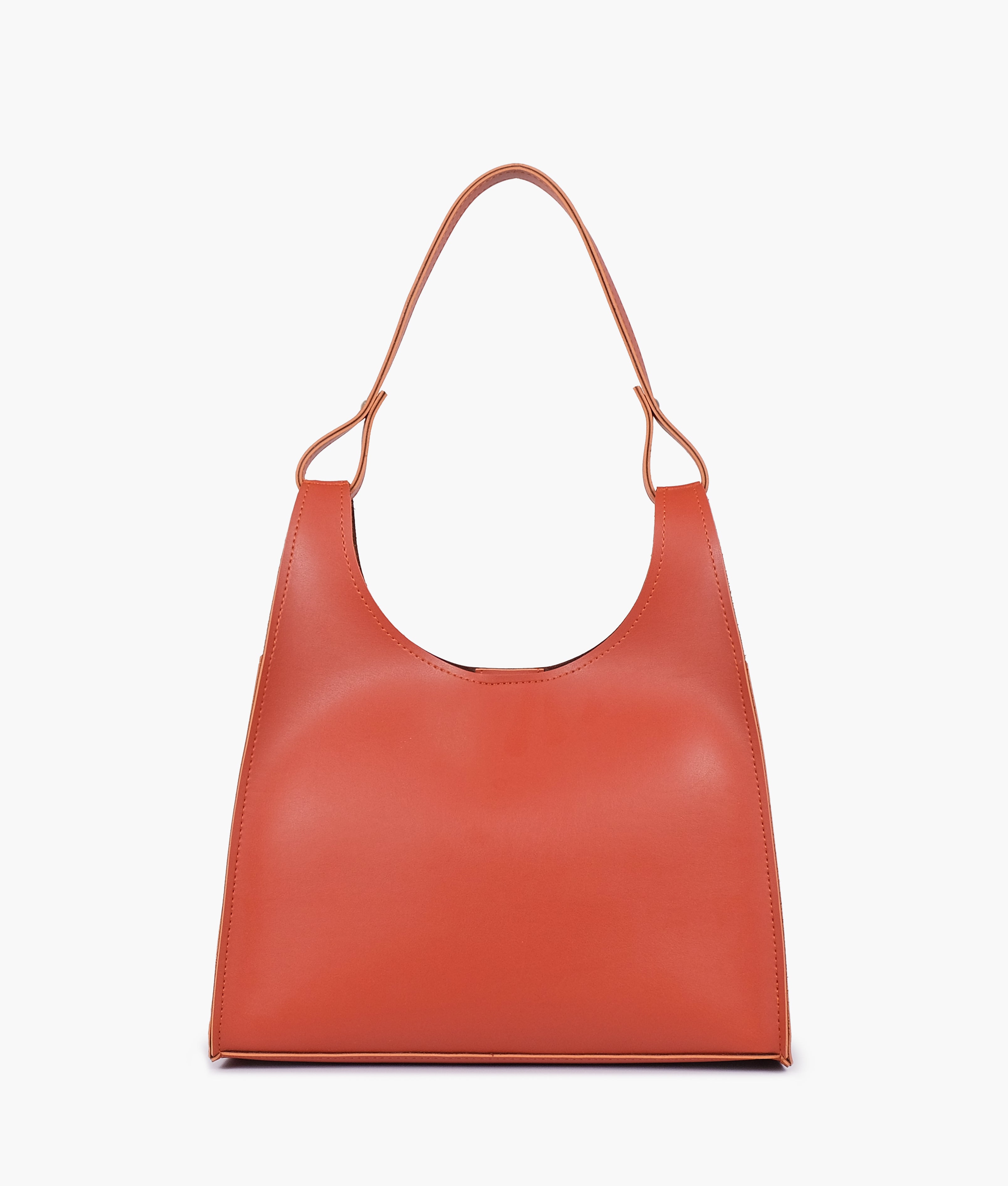 Rust hobo tote bag